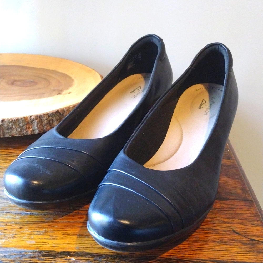 Clarks Chunky Short Heels